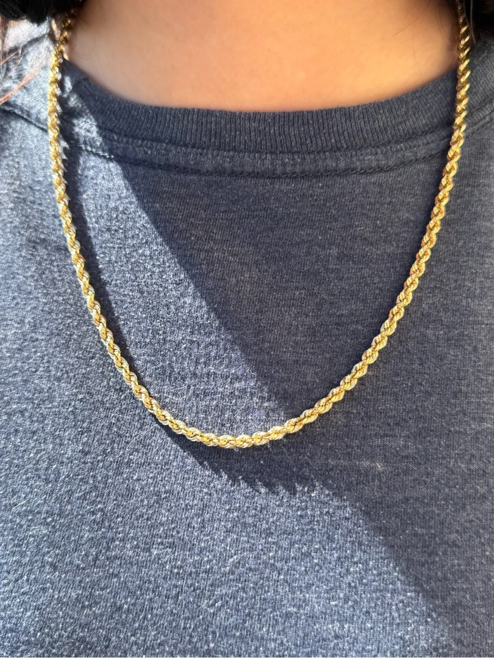 10k 3.5mm rope chain - Picture 3 of 9